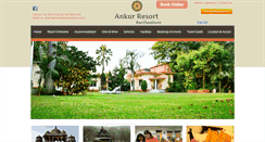 Desktop Screenshot of ankurresorts.com